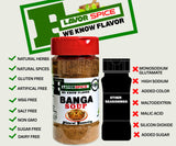 Banga Seasoning 6.75oz | Crafted with 100% African Traditional Natural Herbs and Spices with No Artificial or preservatives, No Salt, No Sugar, No MSG