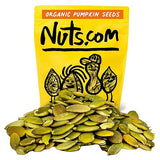 Nuts.com - Organic Pumpkin Seeds - 2 Lb Bag, No Shell Pumpkin Seeds Organic, Healthy Snack for Adults & Kids, Rich in Protein, Fiber, Calcium