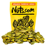 Nuts.com - Organic Pumpkin Seeds - 2 Lb Bag, No Shell Pumpkin Seeds Organic, Healthy Snack for Adults & Kids, Rich in Protein, Fiber, Calcium