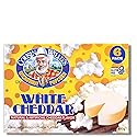 Cousin Willie's Microwave Popcorn Bags, White Cheddar (6 bags), Gourmet Popcorn Boxes for Party, Whole Grain Popcorn, Gluten Free, Low Calorie Healthy
