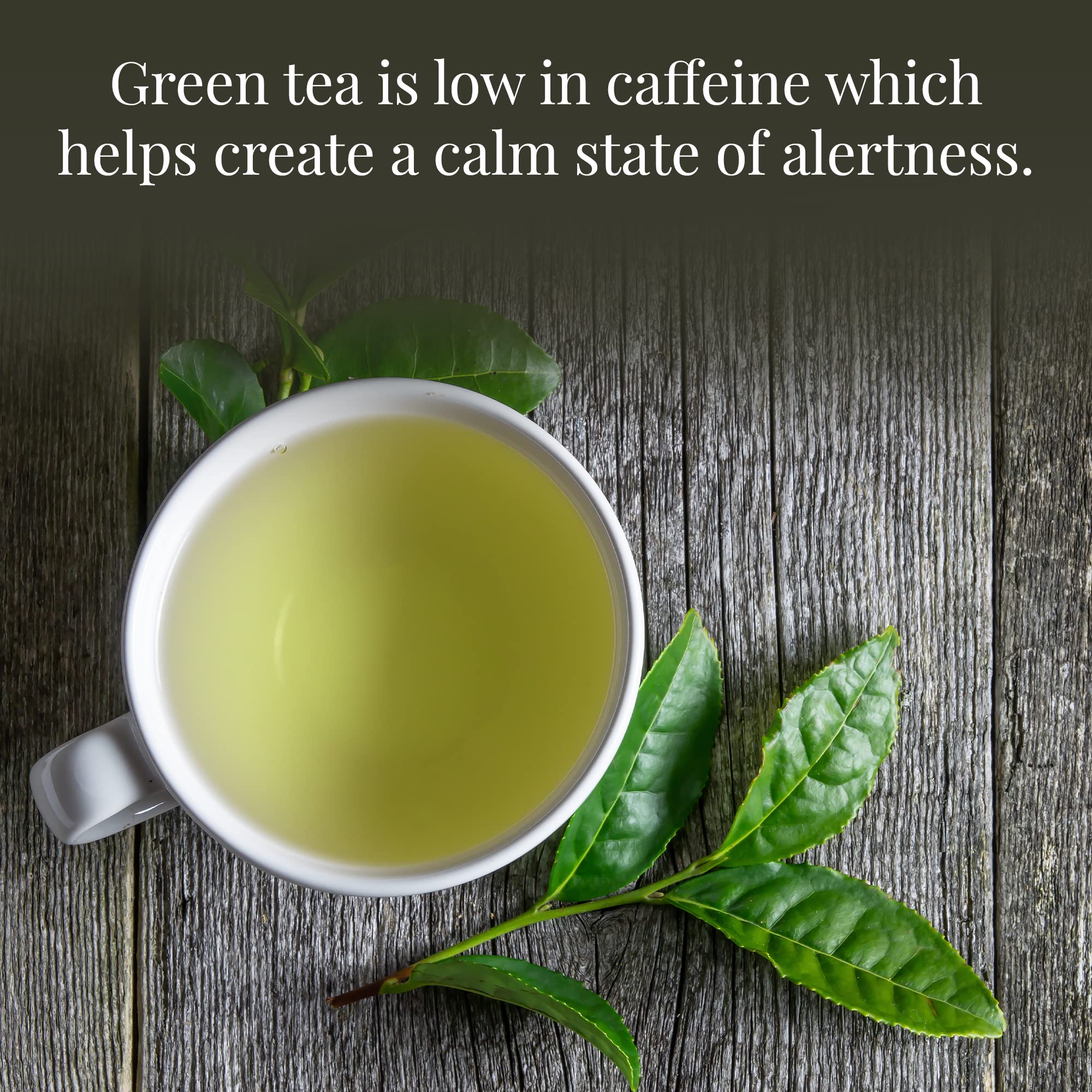 The Republic of Tea - Brain Boost SuperGreen Green Tea, Ginkgo Biloba, and Matcha Tea Blend (36 Tea Bags)