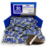 York Dark Chocolate Covered Peppermint Patties - 1 Pound Perfect As Christmas Candy and Holiday Snacks - Dark Chocolate Candy Filled Peppermint Candy