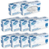 TURBA Clear Latex-Free Disposable Gloves - Single-Use Powder-Free Vinyl Gloves - Non-Latex Gloves for Cooking & Cleaning (1000, Small)