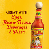 Cholula Hot Sauce, Original, Product of Mexico, Blend of Arbol & Piquin Peppers with Spices for Eggs, Rice, Tacos, Huevos Rancheros & More, 5 fl oz