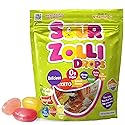 Zollipops Sour Drops, Sugar Free Candy with Xylitol, Dye-Free Hard Candy Drops - Keto & Diabetic-Friendly, Dentist-Approved Treats for Kids (Natural