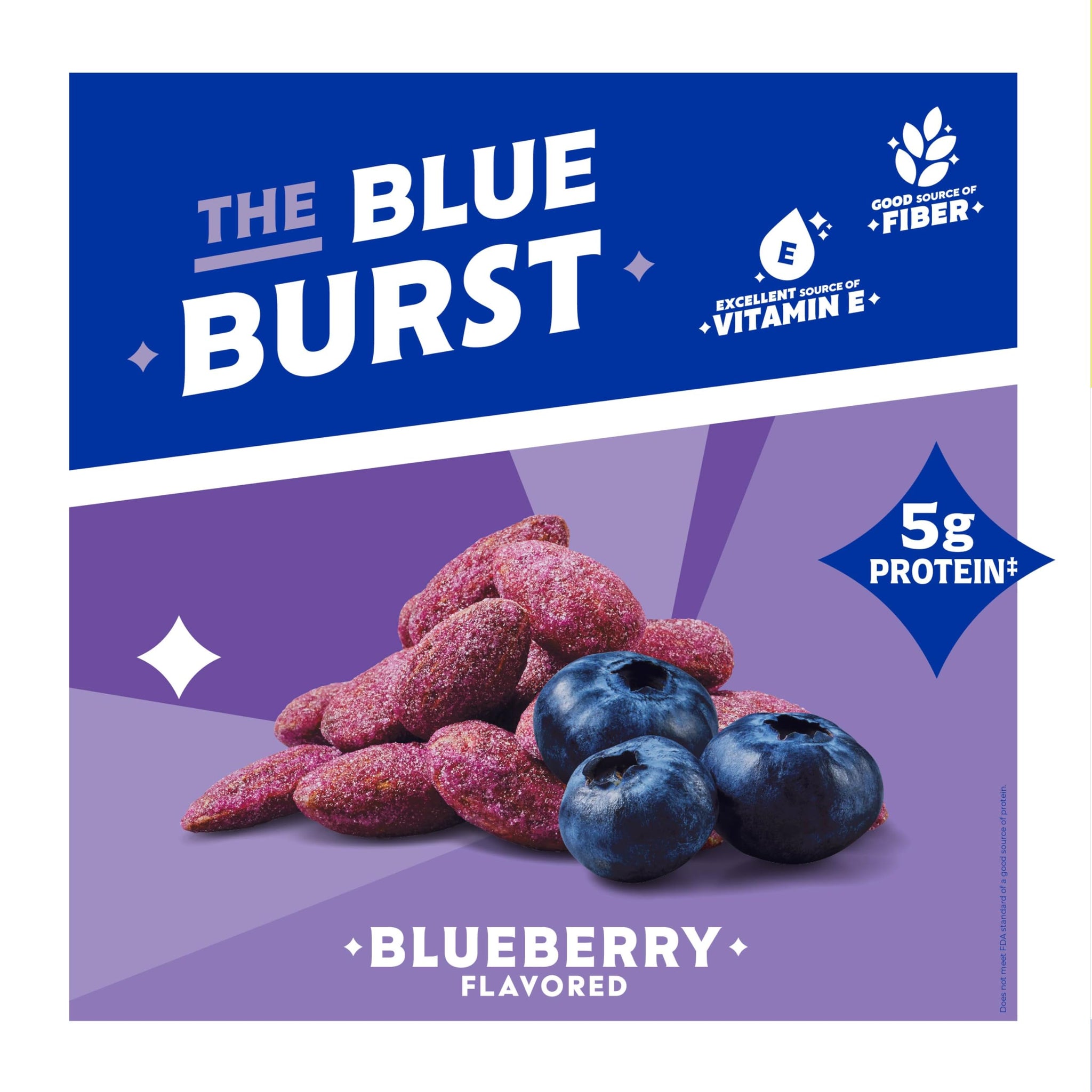 Blue Diamond Almonds, Classic Blueberry Flavored Sweet Snack Nuts, Non-GMO, Kosher, and No Gluten Ingredients or Artificial Flavors, Great size