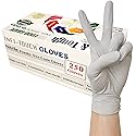 Infi-Touch Disposable Gloves, Food Safe Lite Duty Nitrile Gloves, Lite & Tough, 250 Count, Large
