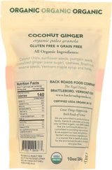 Back Roads, Granola Pineapple Ginger Organic, 10 Ounce