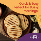 LA MEJOR Sweet Corn Arepas de Chócolo 3 Packs (15 Units) | Authentic Colombian Tender Corn Patties | Gluten-Free, Artisanal Small Batches, Vacuum