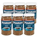 Postum Coffee Substitute Original (6x8oz) | Coffee Alternative Caffeine Free with Roasted Wheat Bran & Molasses | Natural, Non-GMO, Vegan Coffee