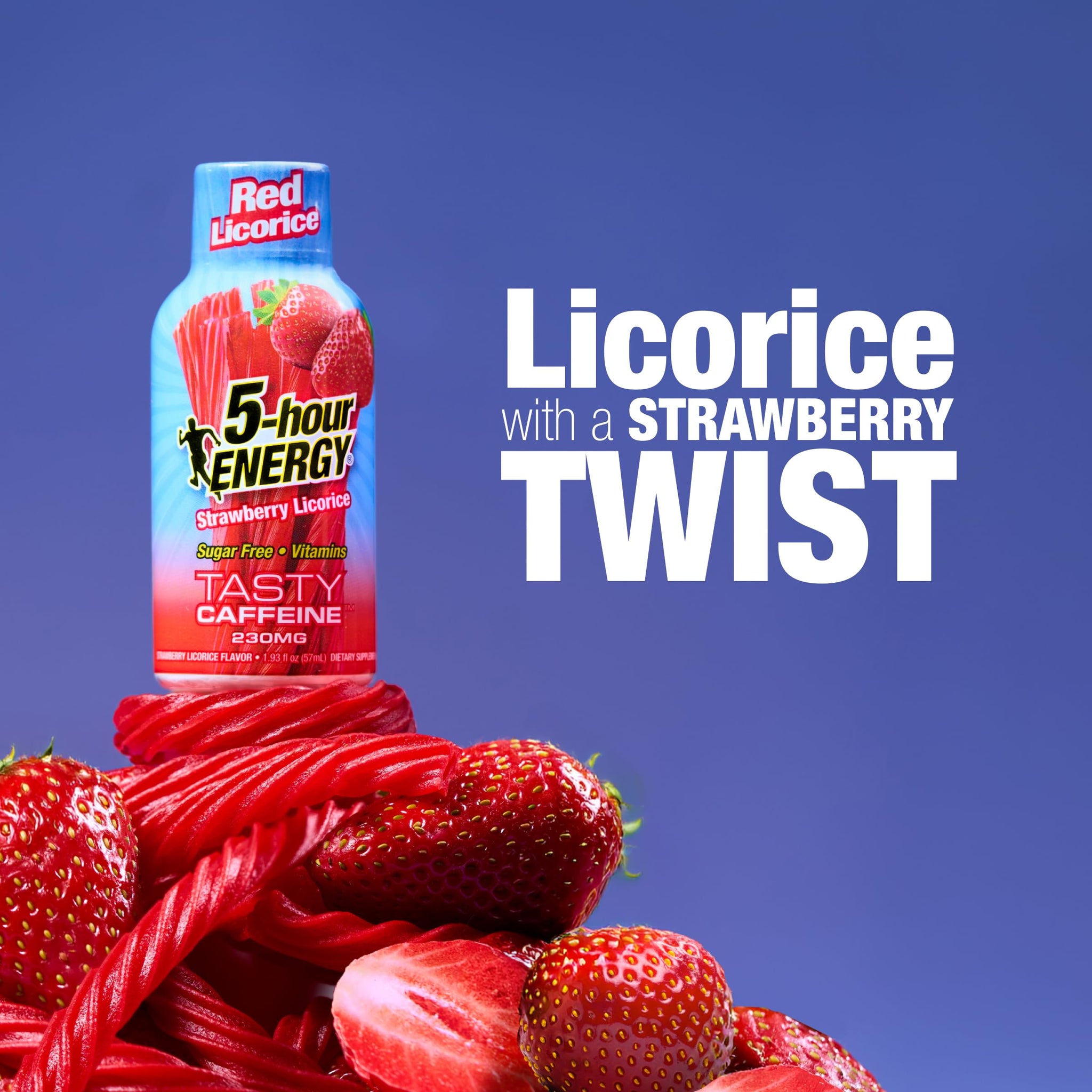 5-hour ENERGY RED LICORICE Flavor, 6 Count, 1.93 Fl Oz Energy Shot, Extra Strength, Amino Acids, B Vitamins, Sugar Free and Zero Calories