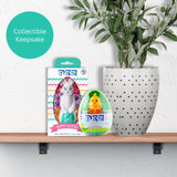 Happy Easter Bunny Dispenser with Refill Rolls, Basket Fillers, Collectible Keepsake, (Pack of 2)