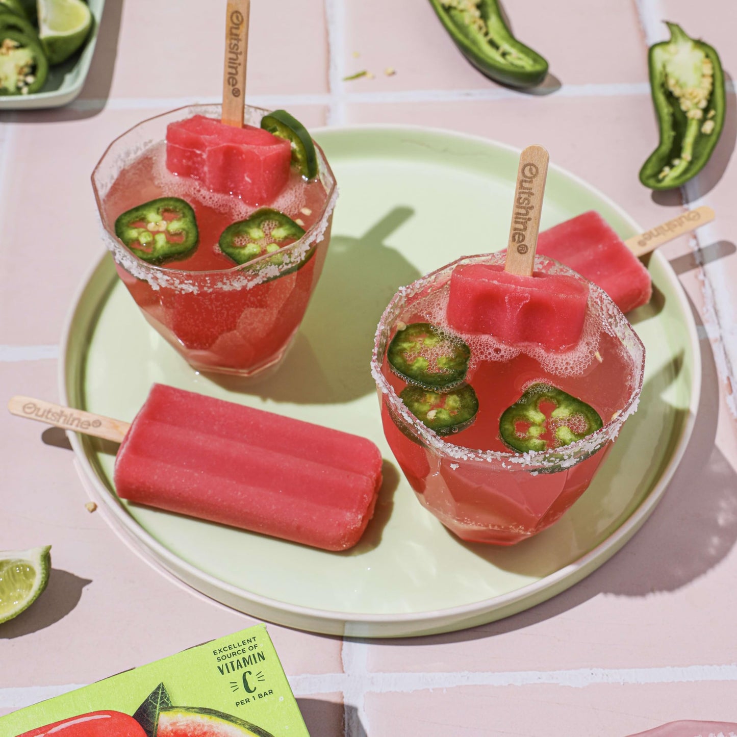 Outshine, Watermelon Frozen Fruit Bars, 6 Count (Frozen)