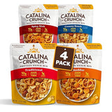 Catalina Crunch Protein Snack Mix with Cheese Crisps | 10g Protein, 1g Sugar per Serving | Good Source of Fiber, Keto, Gluten Free | Variety Pack 4