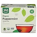 365 Everyday Value, Organic Peppermint Tea (40 Bags), 1.9 Ounce (pack of 12)