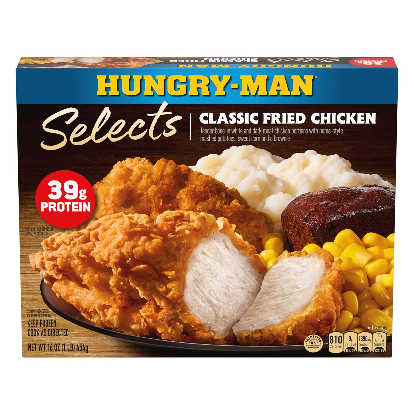 Hungry-Man Selects Classic Fried Chicken, 16 Oz