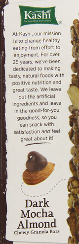 Kashi Chewy Granola Bars, Dark Mocha Almond, Net Wt 7.4 Ounce (Pack of 6)
