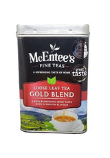 McEntee's Irish Loose Leaf Gold Blend Tea - 500g Tin - Expertly Blended in Ireland to give That Perfect Cup of Tea. A Traditional Blend of Assam