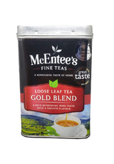 McEntee's Irish Loose Leaf Gold Blend Tea - 500g Tin - Expertly Blended in Ireland to give That Perfect Cup of Tea. A Traditional Blend of Assam