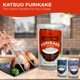 Fusion Select Furikake Rice Seasoning - Katsuo Komi Furikake Seasoning Mix with Shrimp, Bonito Flakes - Japanese Spices Topper for Noodles, Onigiri