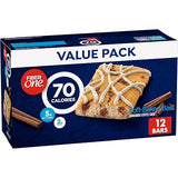 Fiber One 70 Calorie Soft-Baked Bars, Cinnamon Coffee Cake, Value Pack, 12 Bars, 10.6 oz