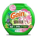 Gain Flings! "Wicked: For Good" Limited Edition Laundry Detergent Pacs, 42 Count, Fantabulous Floral Scent, 3 in 1 HE Detergent Pacs with Oxi Boost