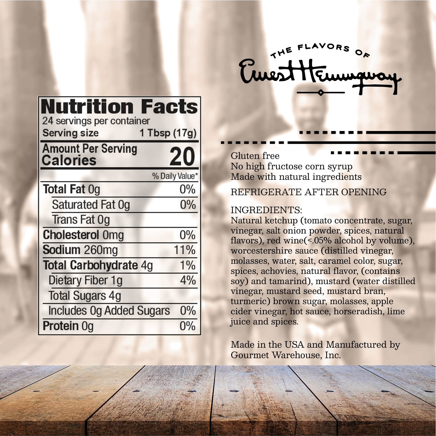 The Flavors of Ernest Hemingway The Rum Runner Marinade | Small Batch Made With Natural Ingredients | No HFCS 12.7 Ounces (Pack of 1)