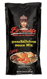 Bloveslife 1 Pack Spicy Cajun Smackalicious Sauce Seasoning Mix - Seafood Boil Butter Sauce Spice Blend with Bold Spicy flavor for Fish, Crab, Shrimp