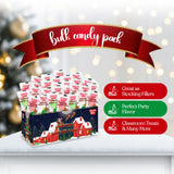 30 Pack Christmas Candy Bracelets - Individually Wrapped Holiday Themed Designs & Delicious Flavor -Bulk Christmas Candy Use For Stocking Stuffers