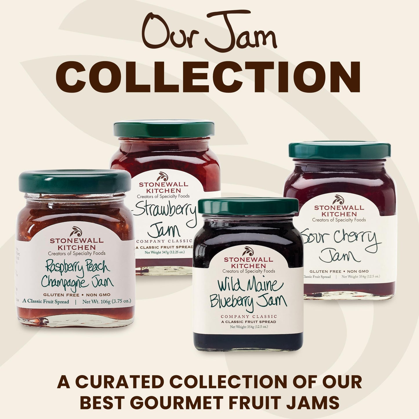 Stonewall Kitchen, Jam Collection, 4-Piece Gift Set