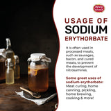Spicy World Pure Sodium Erythorbate 1.5 Pound Large - Top Food Grade - Great for Sausage Making and Meat Curing