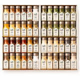 iSpice 48-Pack Starter Spice Set - Essential Herbs, Spices & Seasonings for Cooking - Kitchen Gift Set for Home Cooks - All-Natural, Kosher, Non-GMO