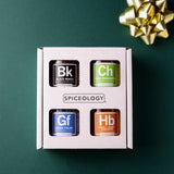 Spiceology - 4-Pack Signature Series - Smoky Honey Habanero, Chile Margarita, Greek Freak, and Black Magic - Grilling Spices - BBQ Rubs Gift Sets