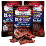 Bridgford Sweet Baby Ray's Beef Jerky Sweet Teriyaki 10 oz Pack of 3 - High Protein Beef Jerky for Low Carb and High Protein Diets - Ready-to-Eat