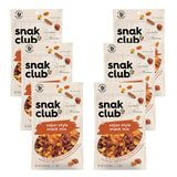 Snak Club Cajun Style Snack Mix with Hot and Spicy Peanuts, Butter Toffee Peanuts, Toasted Corn, Cajun and Honey Sesame Sticks, and Almonds, Kosher