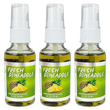 Blunt Black Concentrated Air Freshener Spray 1 oz. Glass Bottle - Fresh Pineapple Scent 3-Pack