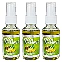 Blunt Black Concentrated Air Freshener Spray 1 oz. Glass Bottle - Fresh Pineapple Scent 3-Pack