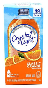 Crystal Light On-The-Go Drink Mix Packets, Zero Sugar Powdered Water Enhancer, Natural Flavor Low Calorie Beverage Mix, Powdered Soft Drink Mix