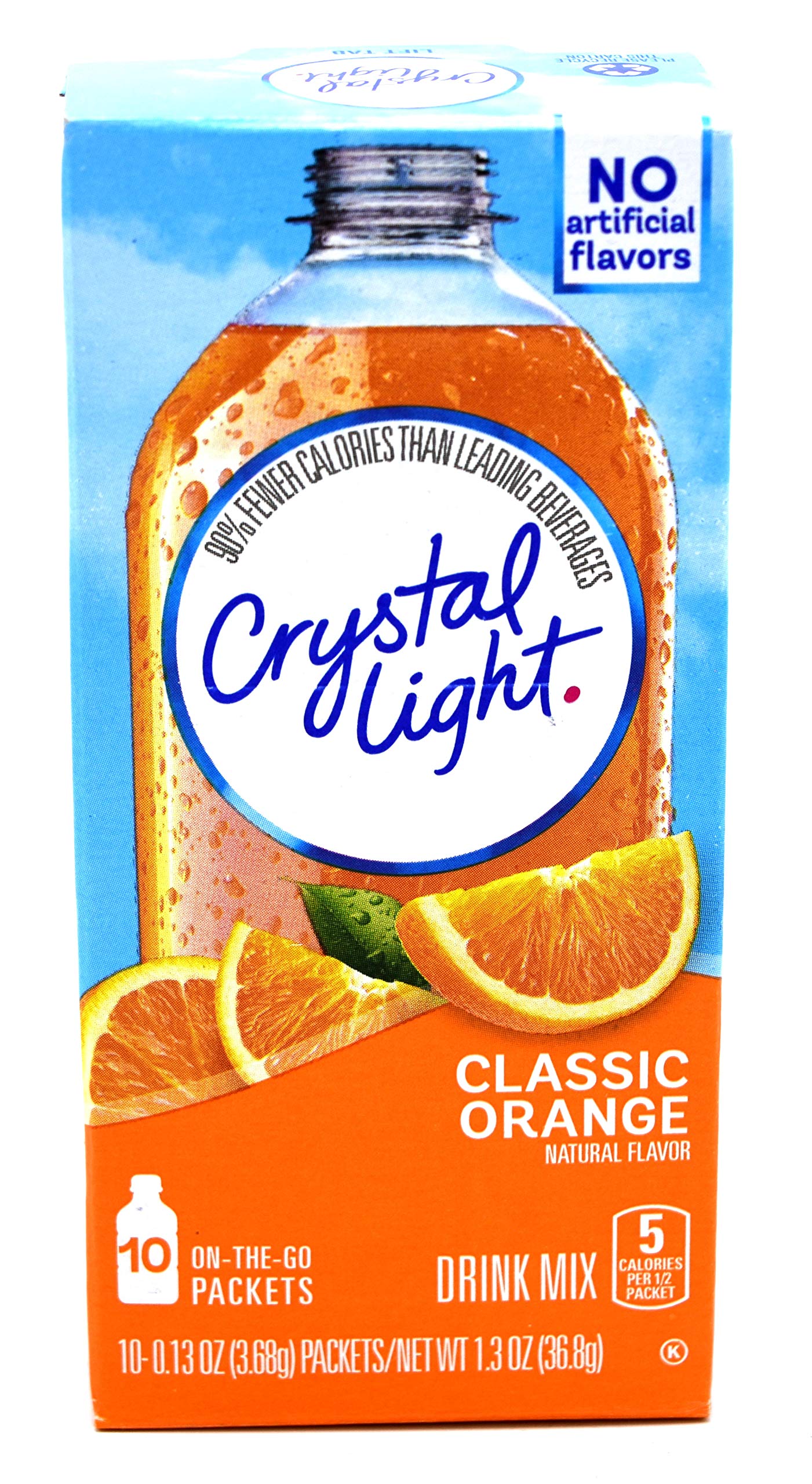 Crystal Light On-The-Go Drink Mix Packets, Zero Sugar Powdered Water Enhancer, Natural Flavor Low Calorie Beverage Mix, Powdered Soft Drink Mix
