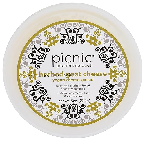 Picnic Gourmet Spreads, Spread Herbed Goat Cheese, 8 Ounce