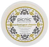 Picnic Gourmet Spreads, Spread Herbed Goat Cheese, 8 Ounce