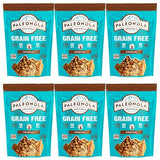 Paleonola Original Grain Free Granola, 10 Oz Resealable Bag (Pack of 6) - Grainless Protein Paleo Granola Blended with Dried Coconut and Cranberries