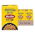Barilla Protein+ (Plus) Rotini Pasta, 14.5 Ounce (Pack of 12) - plant based - Made from Lentils, Chickpeas & Peas - Non-GMO, Kosher Certified