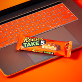 REESE'S TAKE 5 Pretzel, Peanut and Chocolate King Size, Candy Bars, 2.25 oz (18 Count)