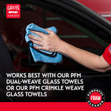 Griot's Garage Ultra-Premium Glass Cleaner, Foaming Aerosol Spray for Car Window, Windshield, Mirror, Tint Safe, Ammonia-Free Formula, 19 Oz, 10998