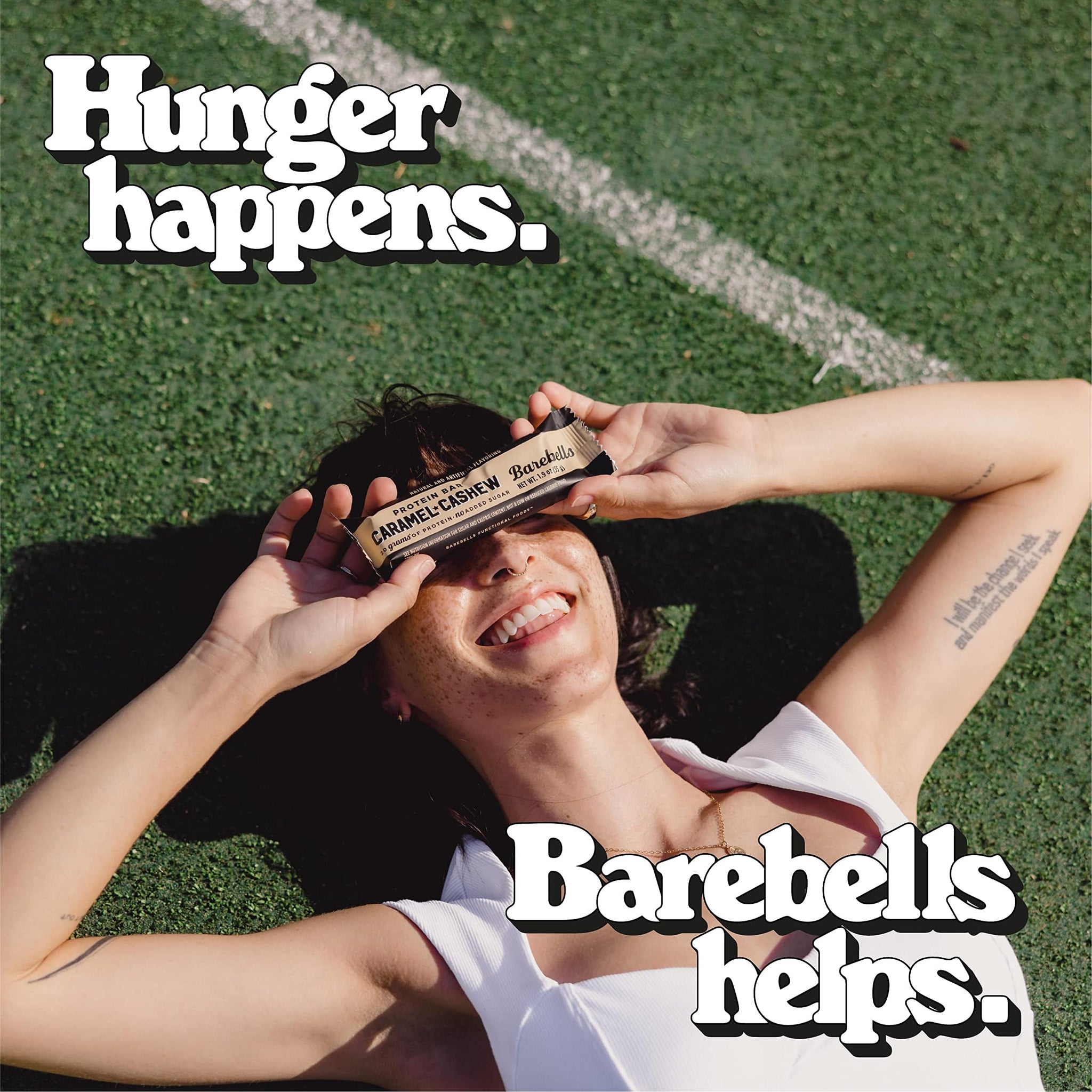 Barebells Protein Bars Caramel Cashew - 12 Count, Pack of 2 - Protein Snacks with 20g of High Protein - Chocolate Protein Bar with 1g of Total Sugars