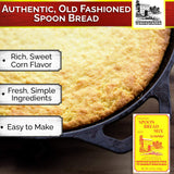 Weisenberger Spoon Bread Mix - Authentic, Old Fashioned, Southern Style Corn Bread Mix - Made From Non GMO Cornmeal - Traditional Cast Iron Spoonbread, Cornbread Muffin Mix - 5.5 Oz