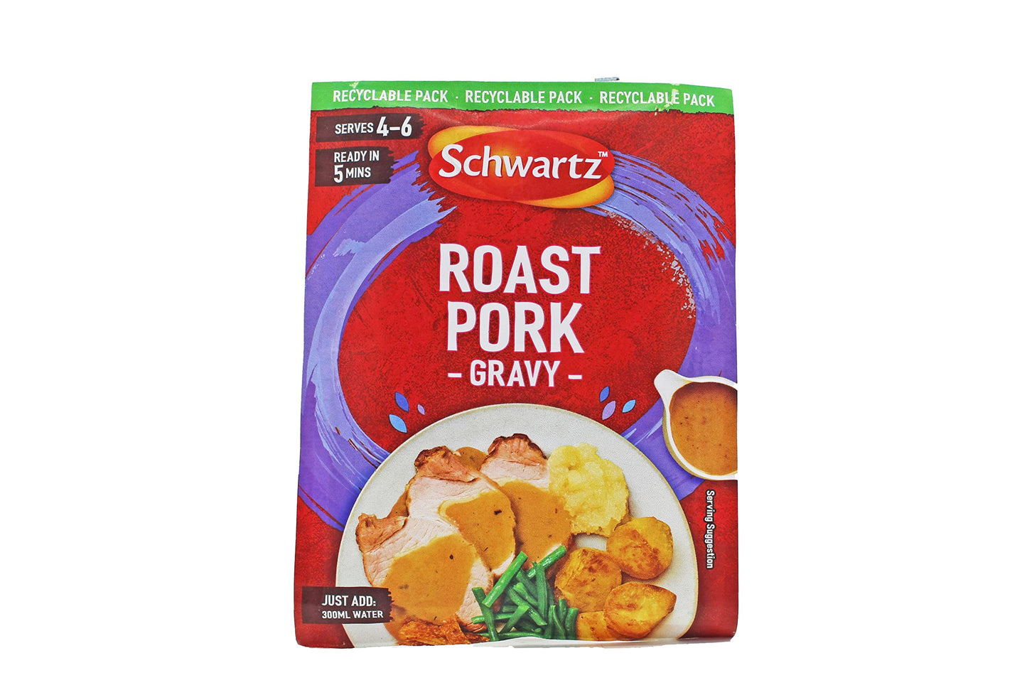 Schwartz Pork & Sage Gravy Sachet 25g - Pack of 6