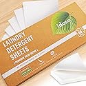 Laundry Detergent Sheets 120 Loads Stain-Fighting Enzymes - Plant Powered Fragrance Microcapsules Eco-Friendly Laundry Soap Sheets - Home or Travel