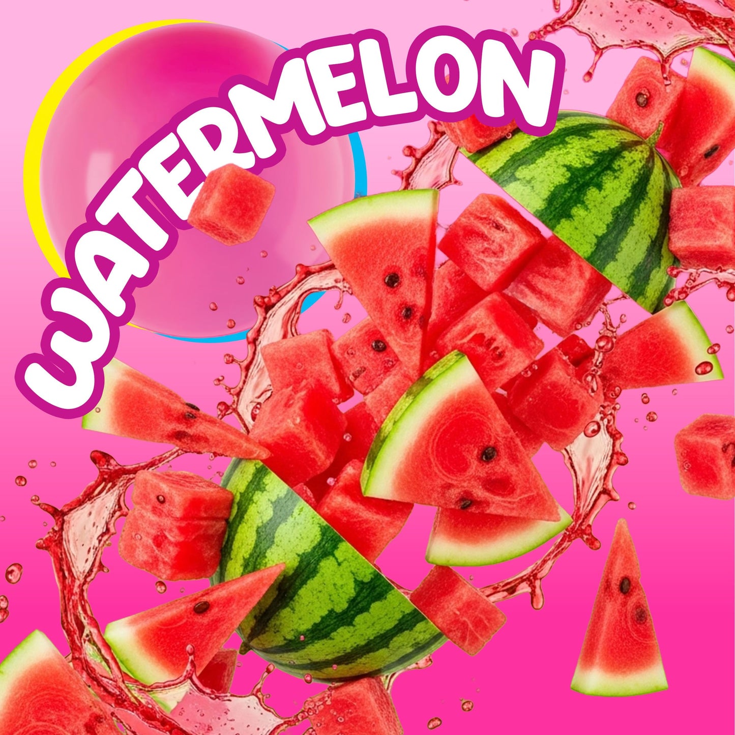 Bubblicious Watermelon Gum, 18 Packs of 5 Pieces (90 Total Pieces)